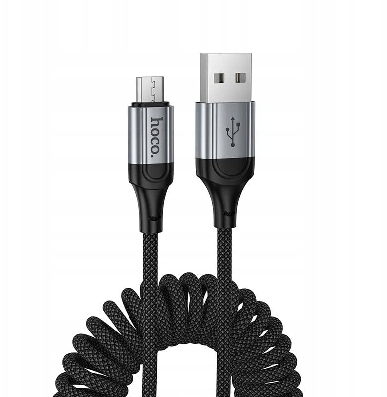 Kabel USB A do Micro USB Hoco 2,4A 1,5 m X121 czarny