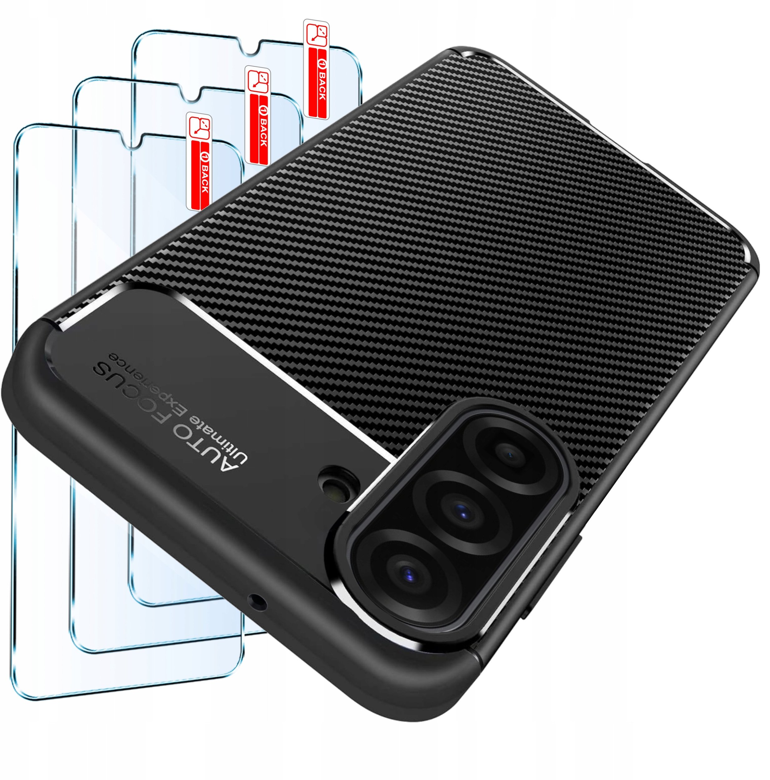 krainaGSM Etui do Samsung A17 5G Pancerne Carbon CASE