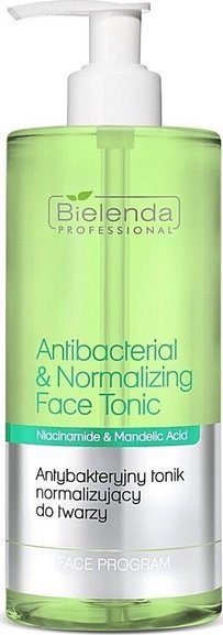 Bielenda Professional Antibacterial & Normalizing Face Tonic Antybakteryjny tonik normalizujący do twarzy 500ml