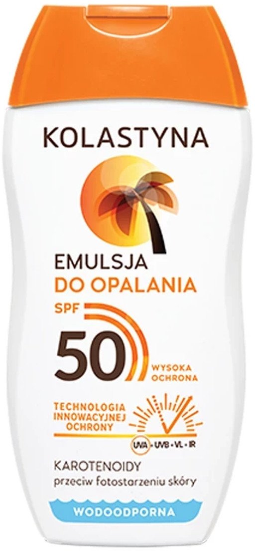 Kolastyna Emulsja do opalania - Ochrona i Nawilżenie SPF50 150ml
