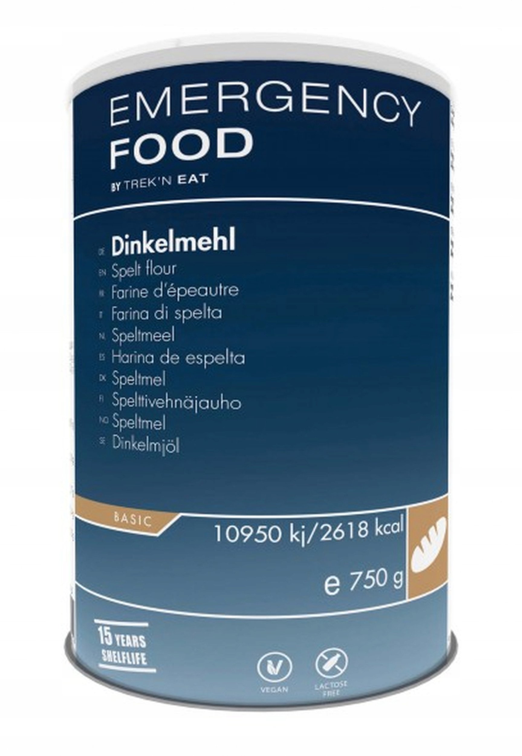 EMERGENCY LINE Mąka orkiszowa, 750g [Spelt Flour-EL]
