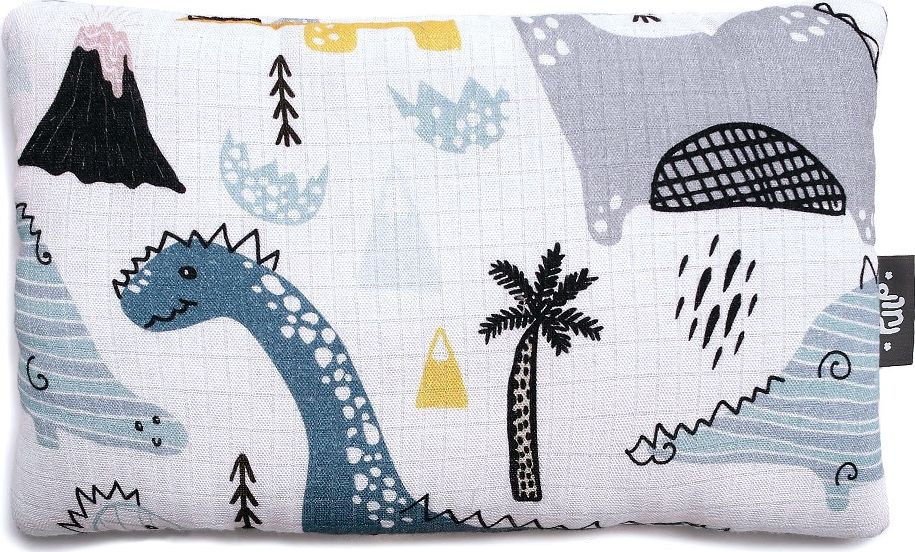 Pulp Pulp, Poduszeczka bambusowa z jonami srebra, Dinozaury, 22 x 32 cm