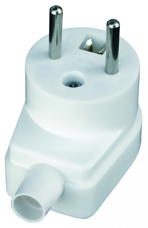 Simet Wtyczka kątowa z/u WB-6/W-7 biała - 31-12102.01