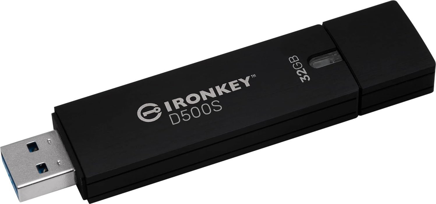 PendriveKingstonFlash Disk IronKey 32GB D500S, USB 3.2 Gen 1