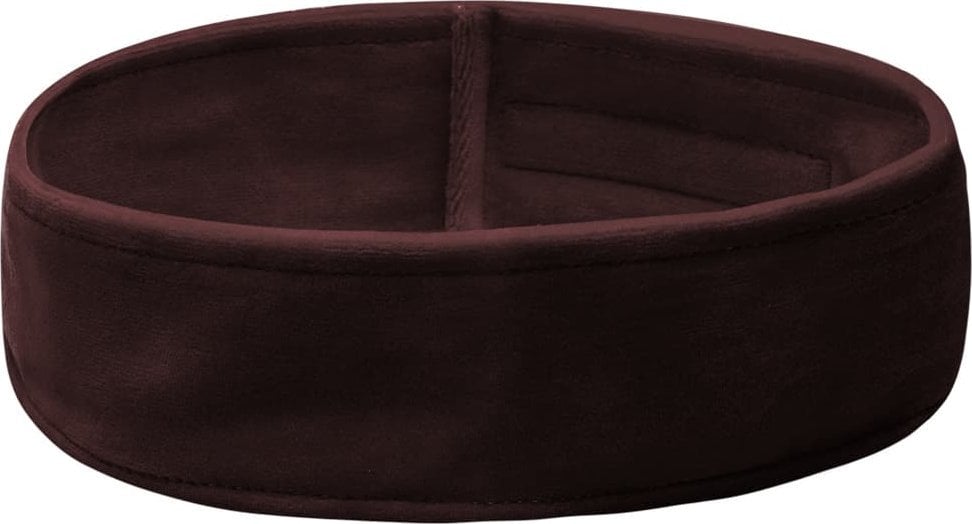 Activeshop Opaska kosmetyczna welur brązowa