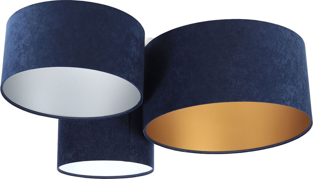 Lampa sufitowa Lumes Nowoczesna welurowa plafoniada nad stół - EXX50-Ronis