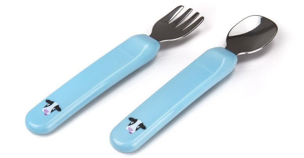 Akcija! Kidsme karotīte un dakšiņa Aquamarine no 6 mēn. 140301 AQ