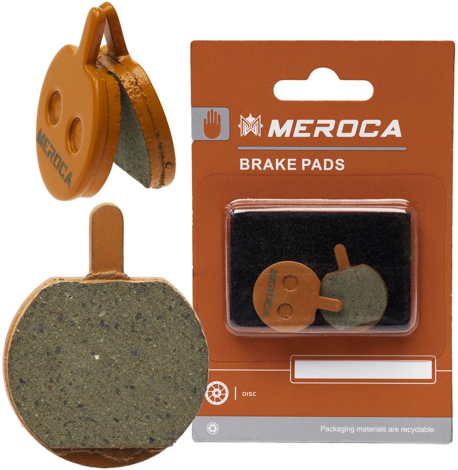 Klocki hamulcowe Meroca, półmetaliczne do hamulców TRINX Forever, B777, JAK-5.