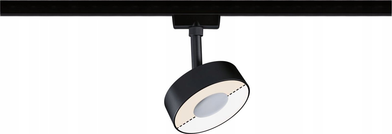 Paulmann Reflektor na szynoprzewód URail CIRCLE LED 5W 210lm 3000/4000K 230V czarny matowy/ metal
