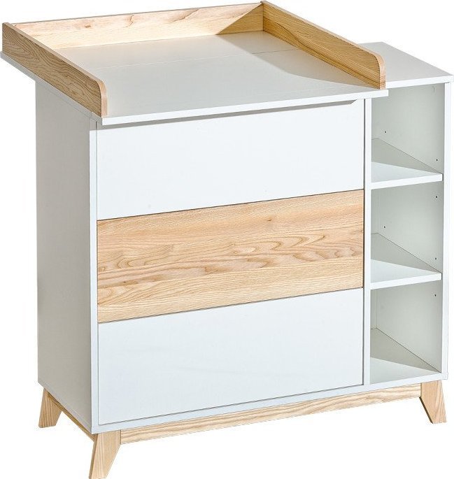 ATB Meble Komoda z przewijakiem i szufladami NORDIK