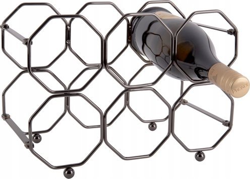 Vilde Stojak na wino HONEYCOMB, na 6 butelek, 31 x 22 x 16,5 cm