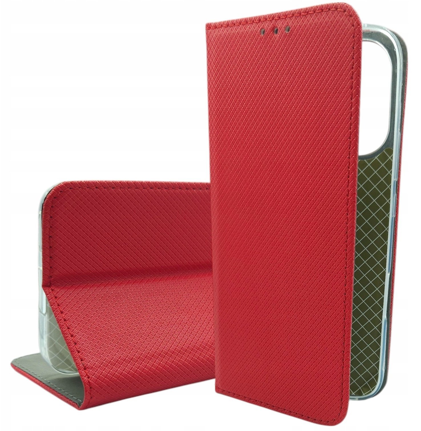 Kabura SMART CASE Book do HONOR 400 Lite czerwony