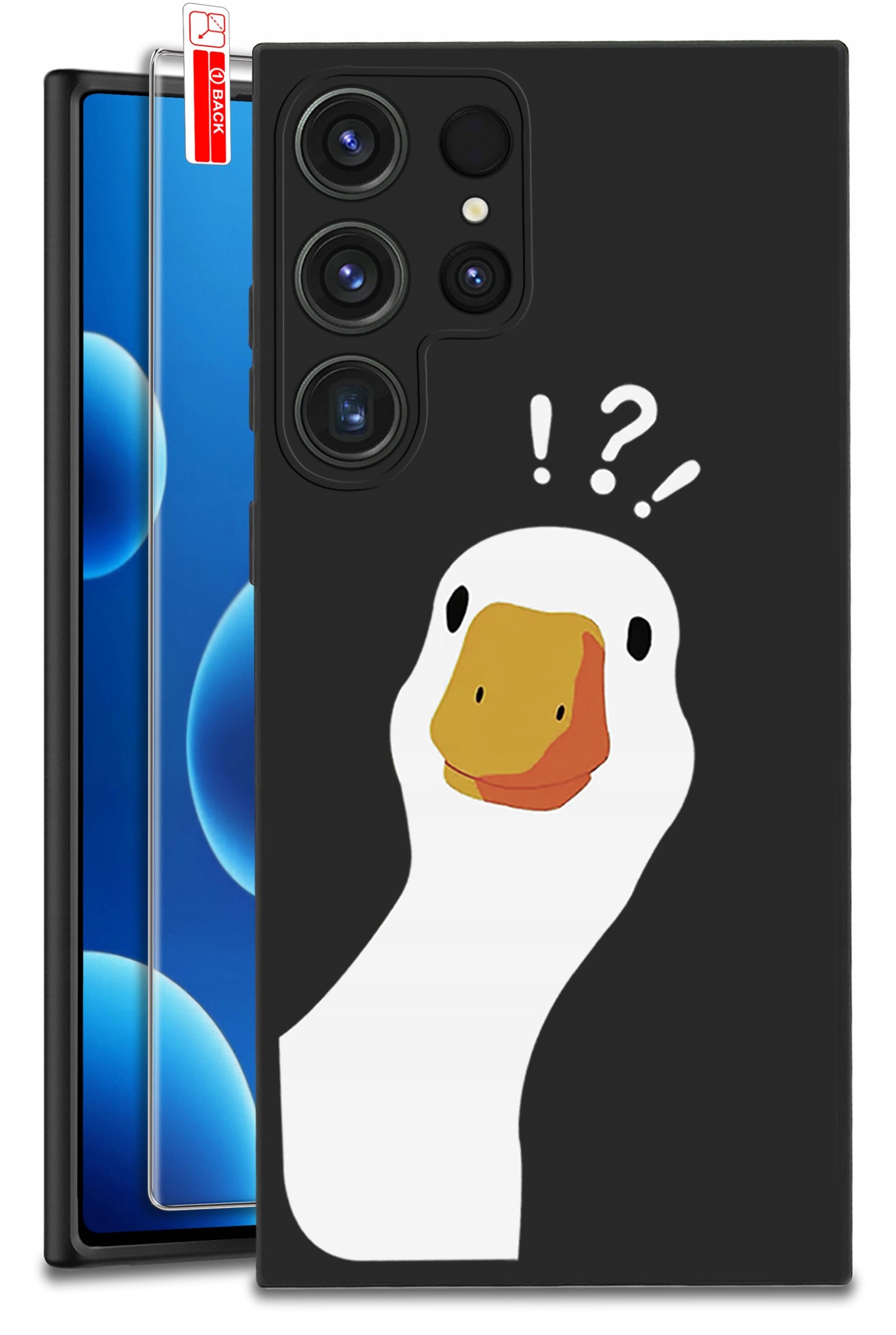 ETUI do Samsung Galaxy S25 Ultra WZORY | SILIKONOWE MATT CASE + SZKŁO 9H