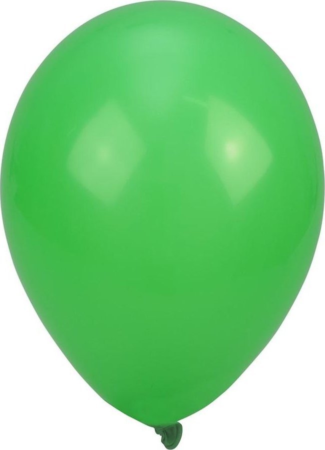 Balony pastelowe jednokolorowe zielone 24cm 10szt