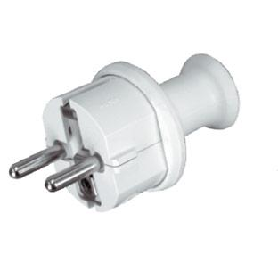 Opal Wtyczka prosta rozbieralna WT-40H 16A IP44 biała