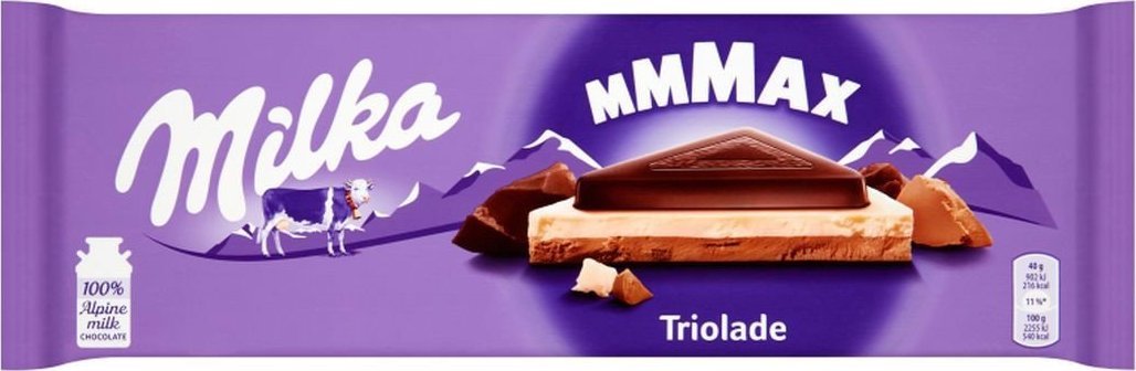 Milka Czekolada mleczna Triolade 280 g