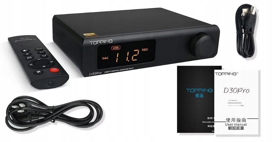 Topping D30 Pro Kolor: Czarny