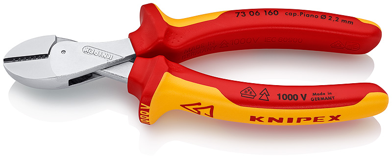 Knipex Szczypce tnące boczne X-Cut izolowane 160mm (7306160)
