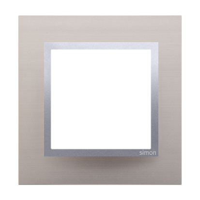 Kontakt-Simon Ramka 1-krotna Simon 54 Nature satynowy blask (DRN1/79)