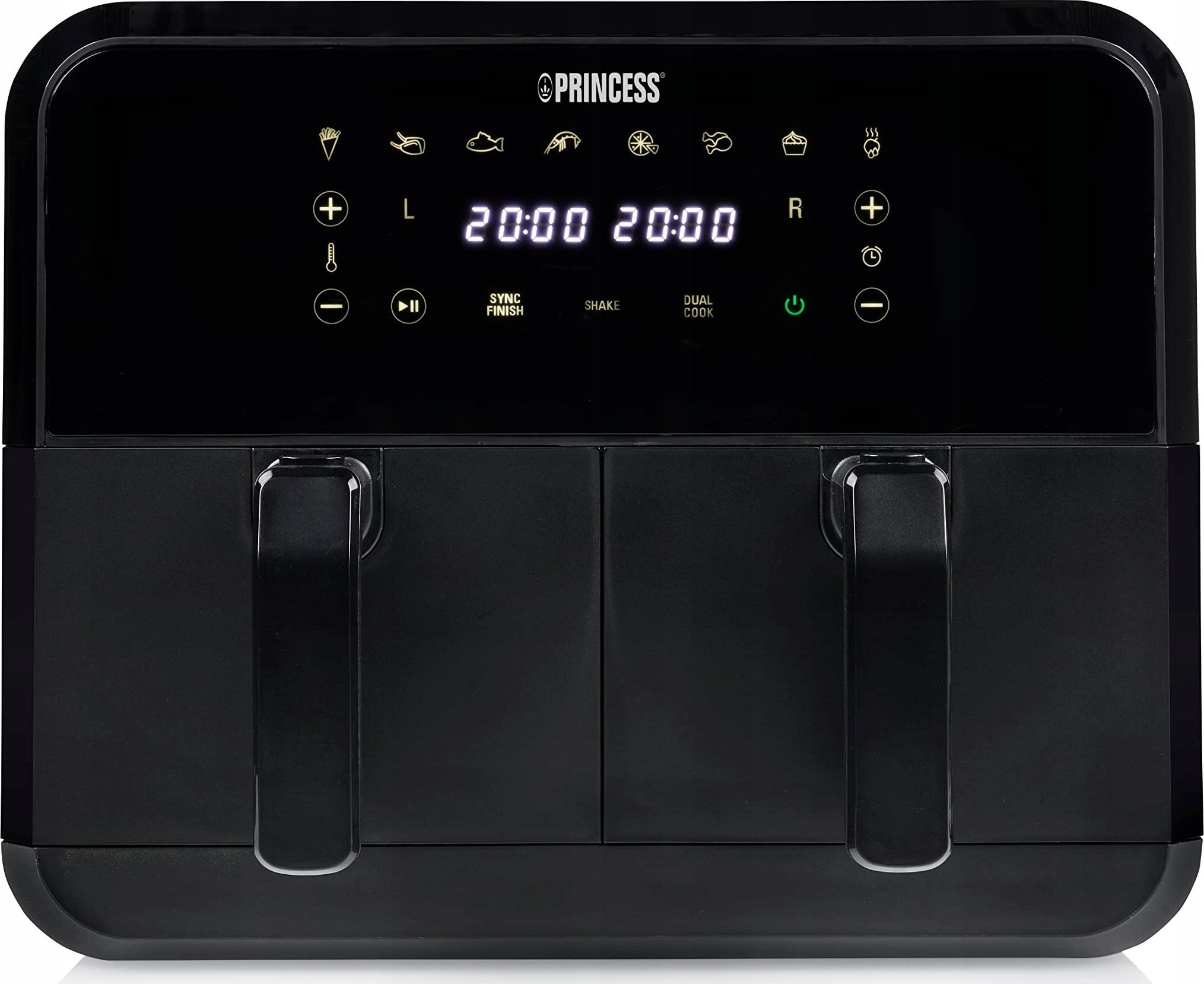 Frytkownica beztłuszczowa Princess Frytkownica na gorące powietrze Princess 01.182068.01.001 2400 W Czarny