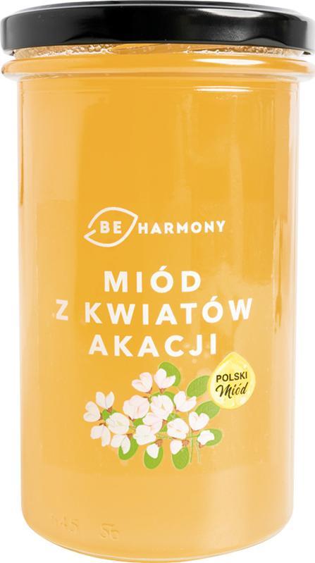 BeHarmony Miód z kwiatów akacji 700g