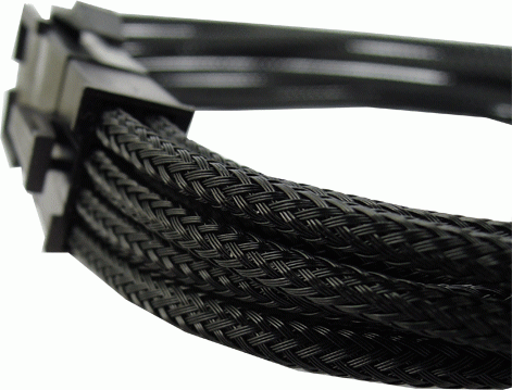 Gelid ATX/EPS 8-pin - ATX/EPS 8-pin, 0.3m, Czarny (CA-8P-01)