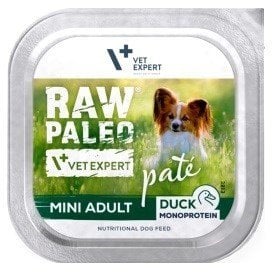 VetExpert Raw Paleo DUCK Pate Mini Adult 150g