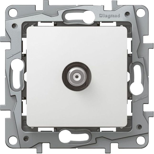 Legrand Gniazdo antenowe NILOE TV typu F białe (764550)