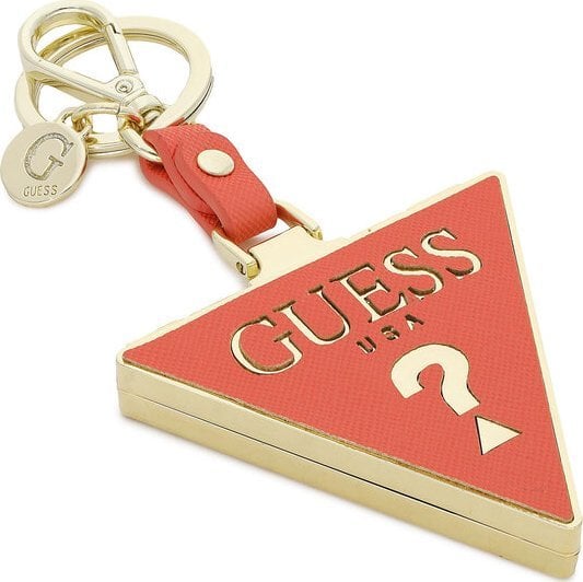 Guess, Guess, Metal Keyring, RW7424, Coral Unisex