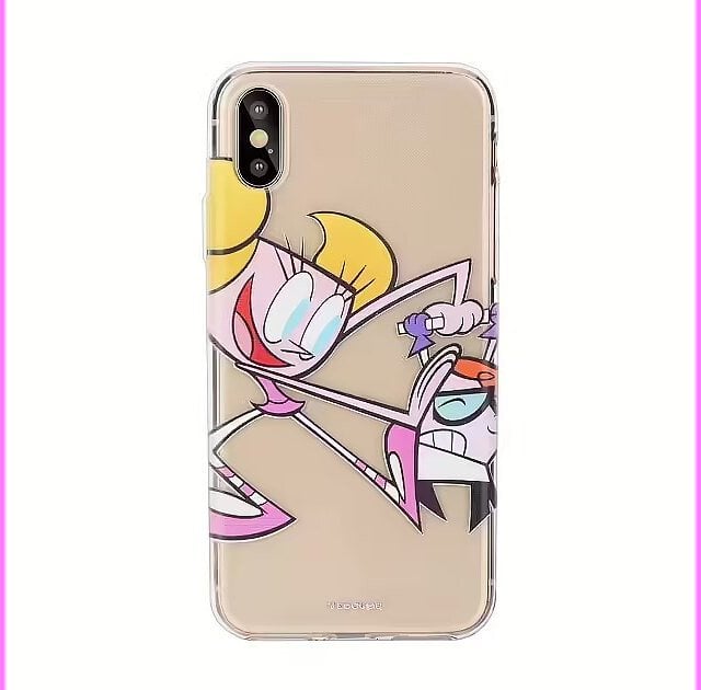 Cartoon Network Dexter Silicone Case for Apple iPhone X / XS with Dee Dee