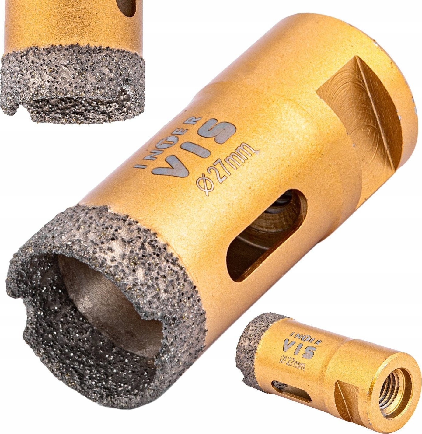 Inter-Vis WIERTŁO DIAMENTOWE DO GRESU M14 OTWORNICA 27mm