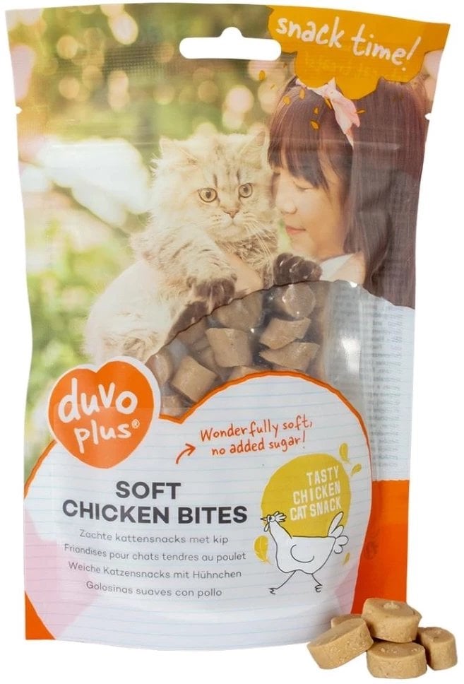Duvo+ Soft Bites Przysmak Dla Kota Kurczak 50g