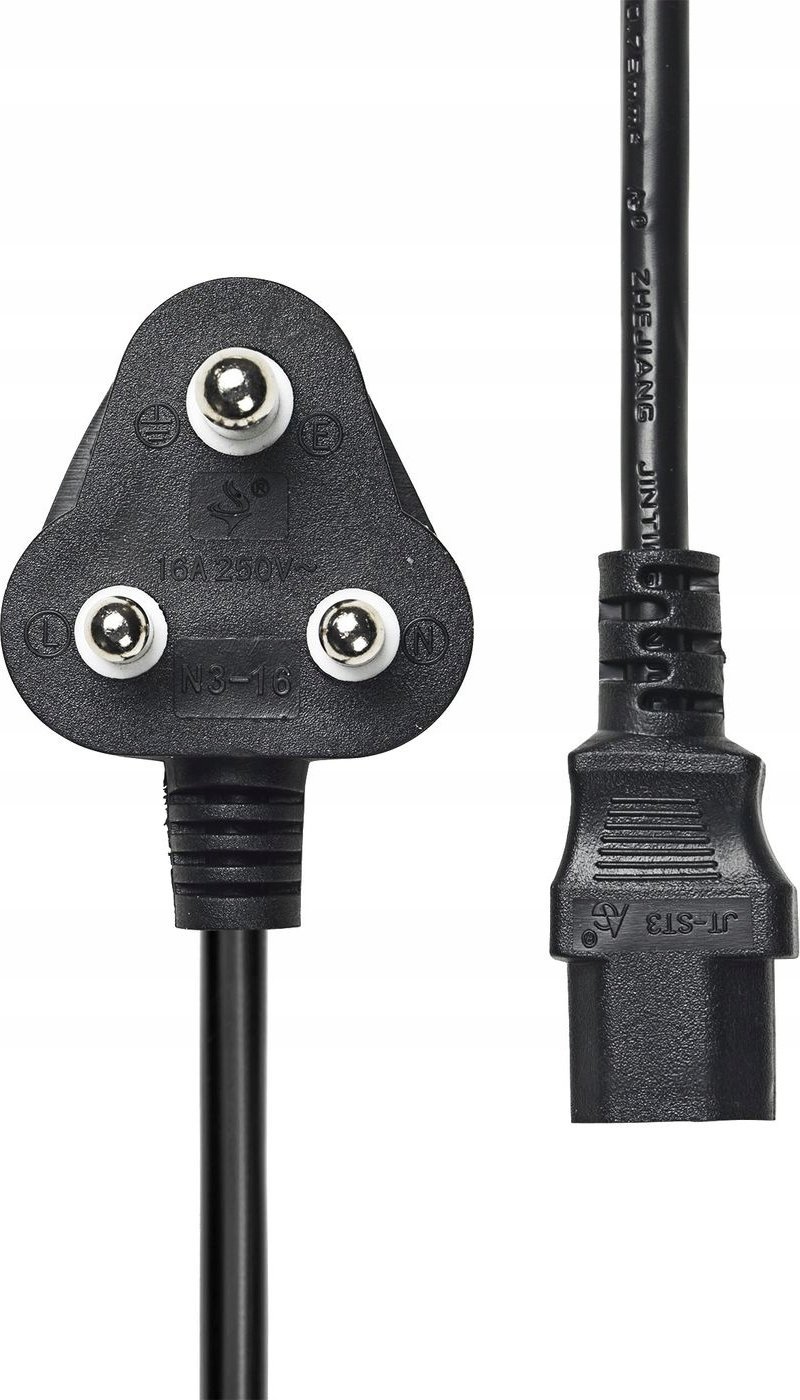 Kabel zasilający ProXtend ProXtend Power Cord South Africa Angled to C13 2M