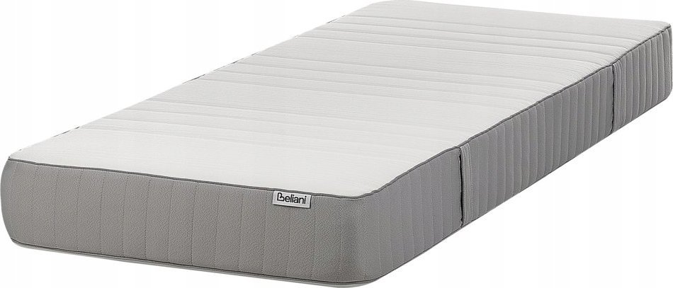 Beliani Materac memory foam zdejmowany pokrowiec 80 x 200 cm twardy FANCY
