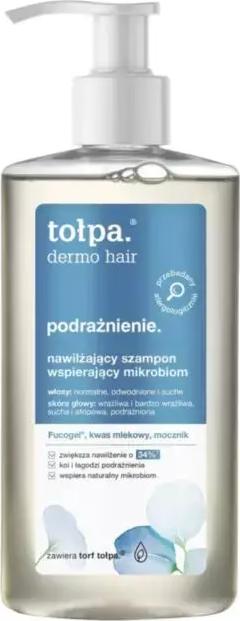 Tołpa dermo hair podrażnienie. nawilżający szampon wspierający mikrobiom 250 ml