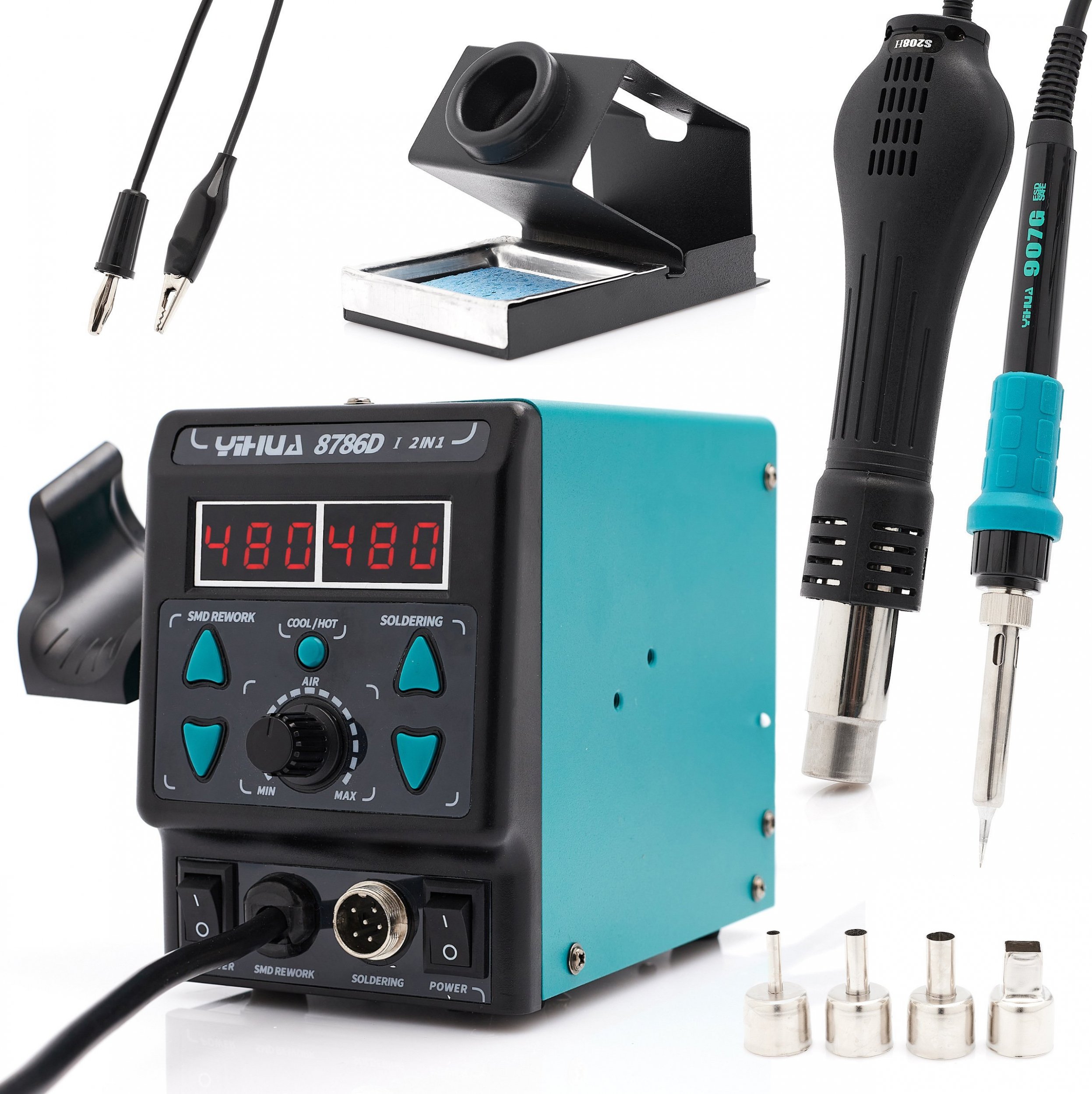 Techrebal STACJA LUTOWNICZA 8786D-I LUTOWNICA ZESTAW XL 3W1