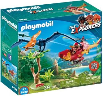 Playmobil Helikopter z pterodaktylem ( 9430 )