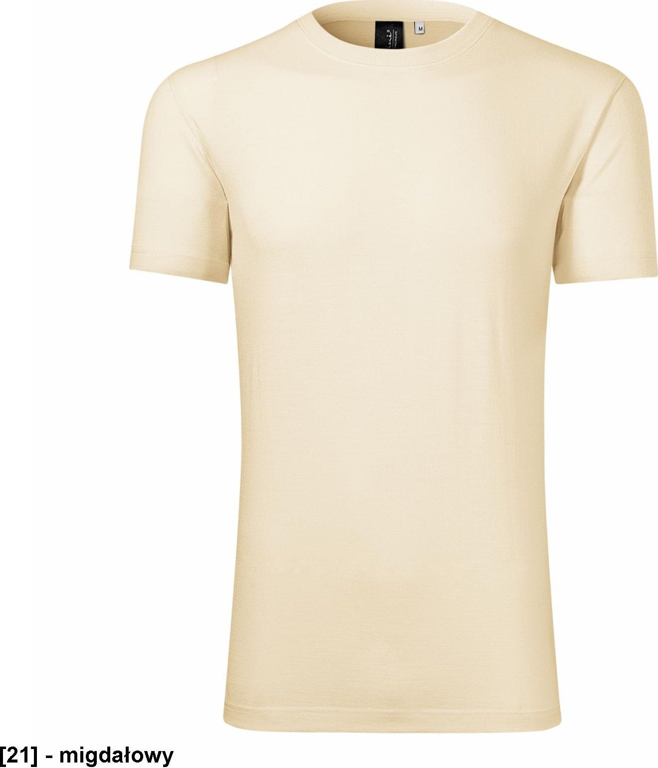 MALFINI Merino Rise 157 - ADLER - Koszulka męska, 190 g/m, 100% merino wełna - migdałowy M