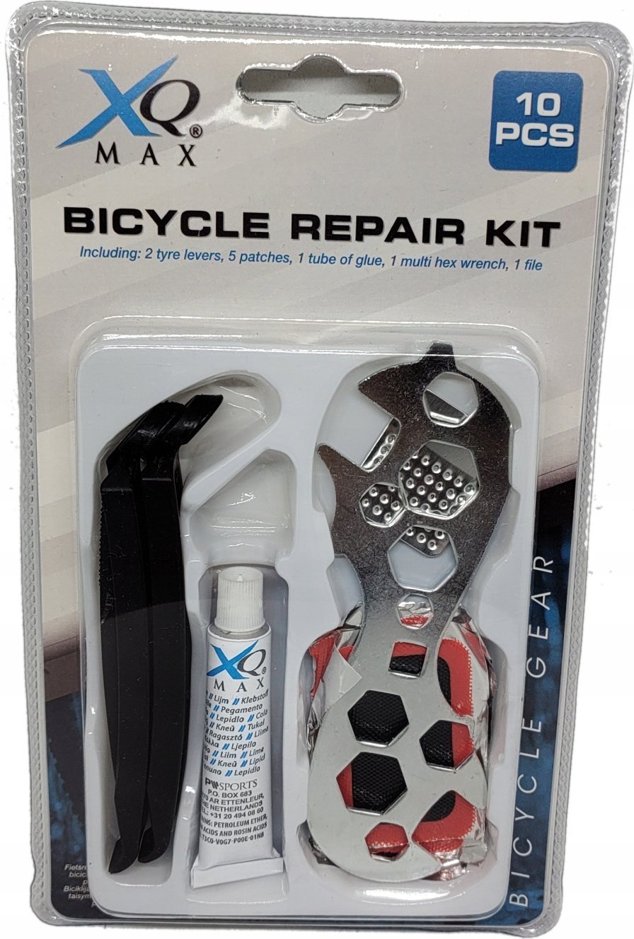 XQMax ZESTAW NAPRAWCZY DO DĘTEK ŁATKI, KLEJ I KLUCZE XQMAX