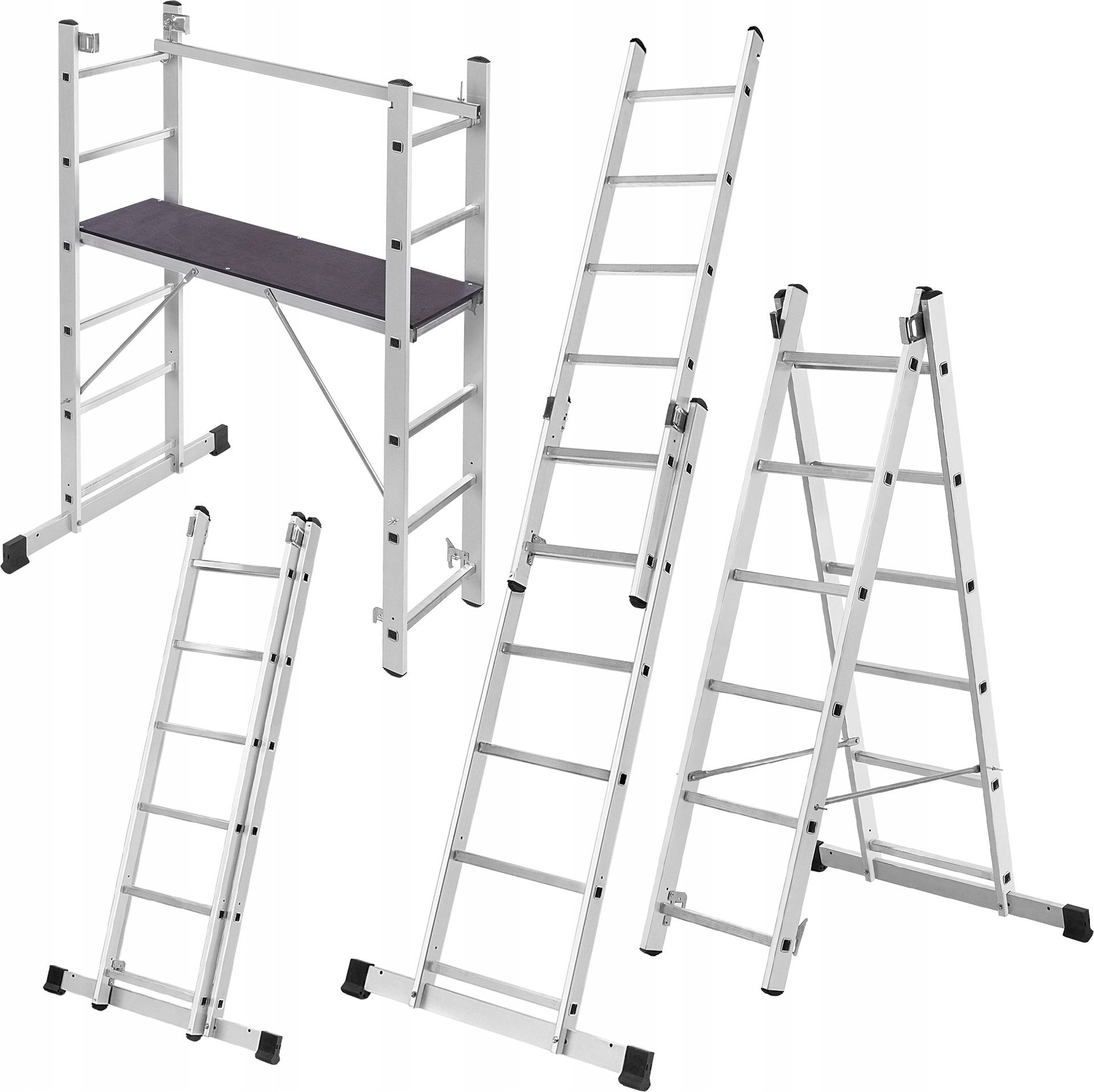 KADAX Aluminiowe rusztowanie drabinowe 2x6 "BASIC"