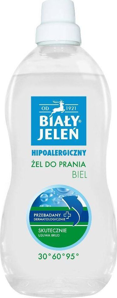 Biały Jeleń Hipoalergiczny żel do prania 1,5L Biel (BJŃ000050)