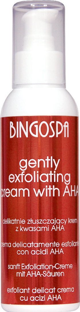 BingoSpa Delikatnie złuszczający krem z kwasami AHA
