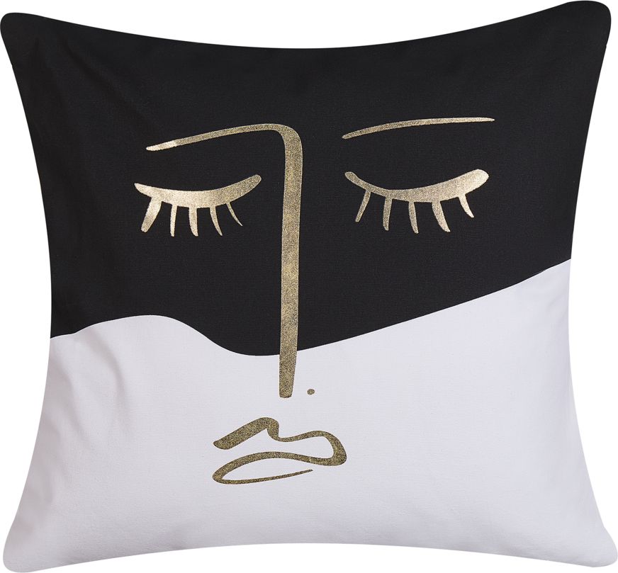 Beliani Poduszka dekoracyjna 45 x 45 cm wielokolorowa ABELIA