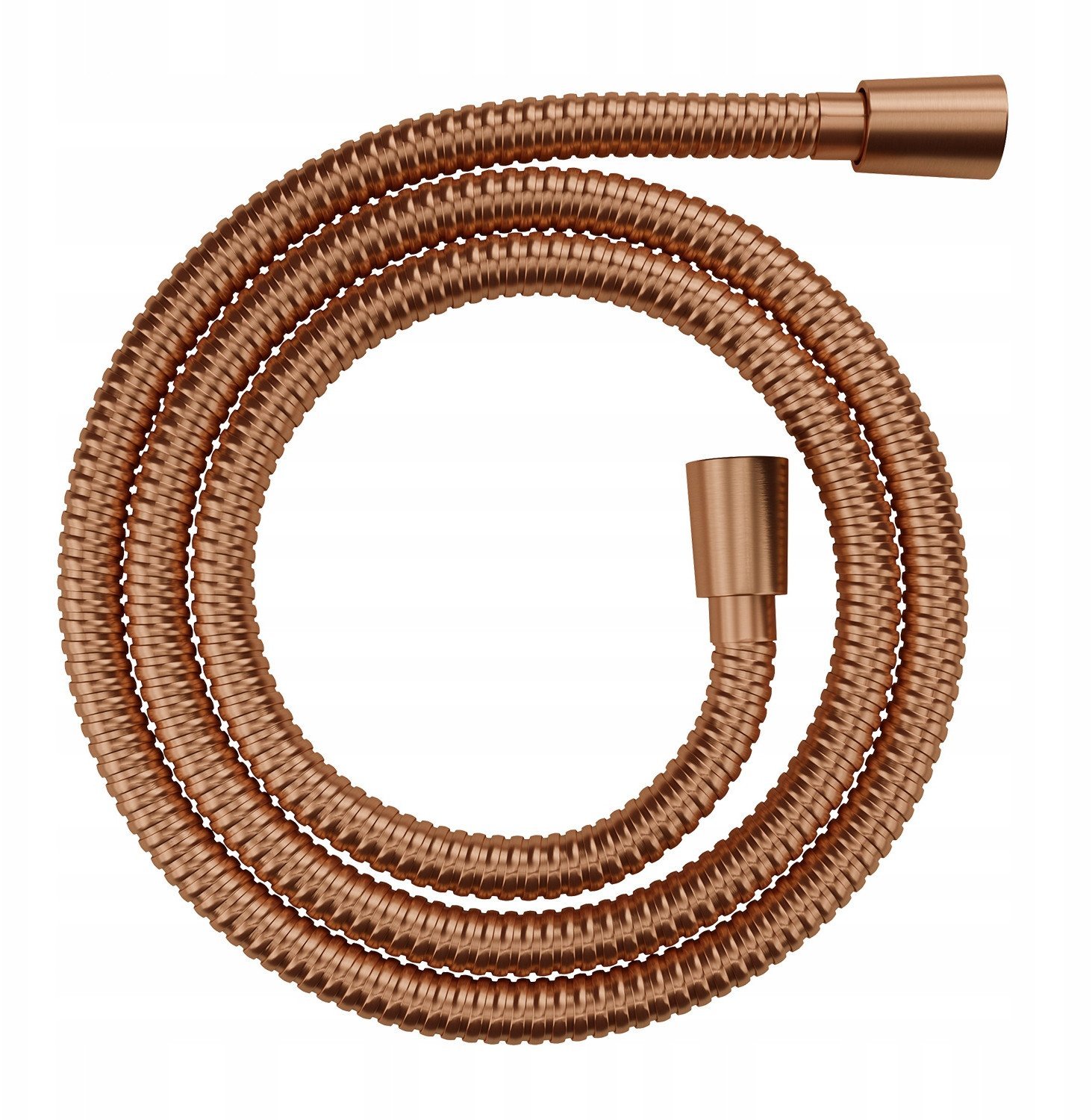 WĄŻ PRYSZNICOWY 150 CM MIEDŹ SZCZOTKOWANA