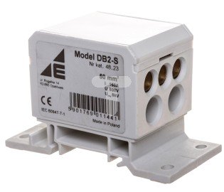 Elektro-Plast Blok rozdzielczy 2x4-50mm2 + 2x4-35mm2 + 3x2,5-25mm2 szary DB2-S