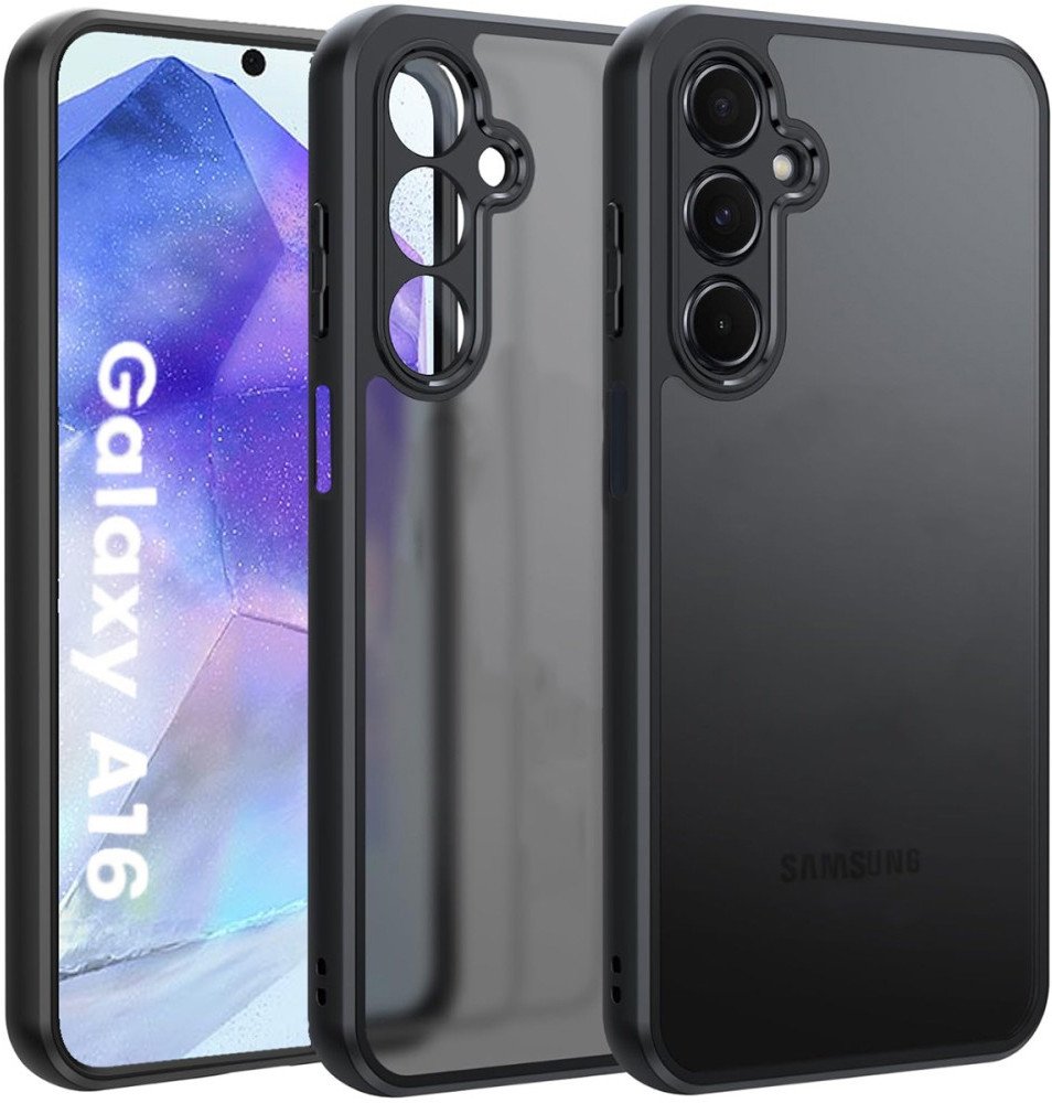 Etui Supero Matt Case Matowe do Samsung Galaxy A16, czarne