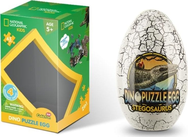 Cubic Fun PUZZLE NATIONAL GEOGRAPHIC STEGOZAUR