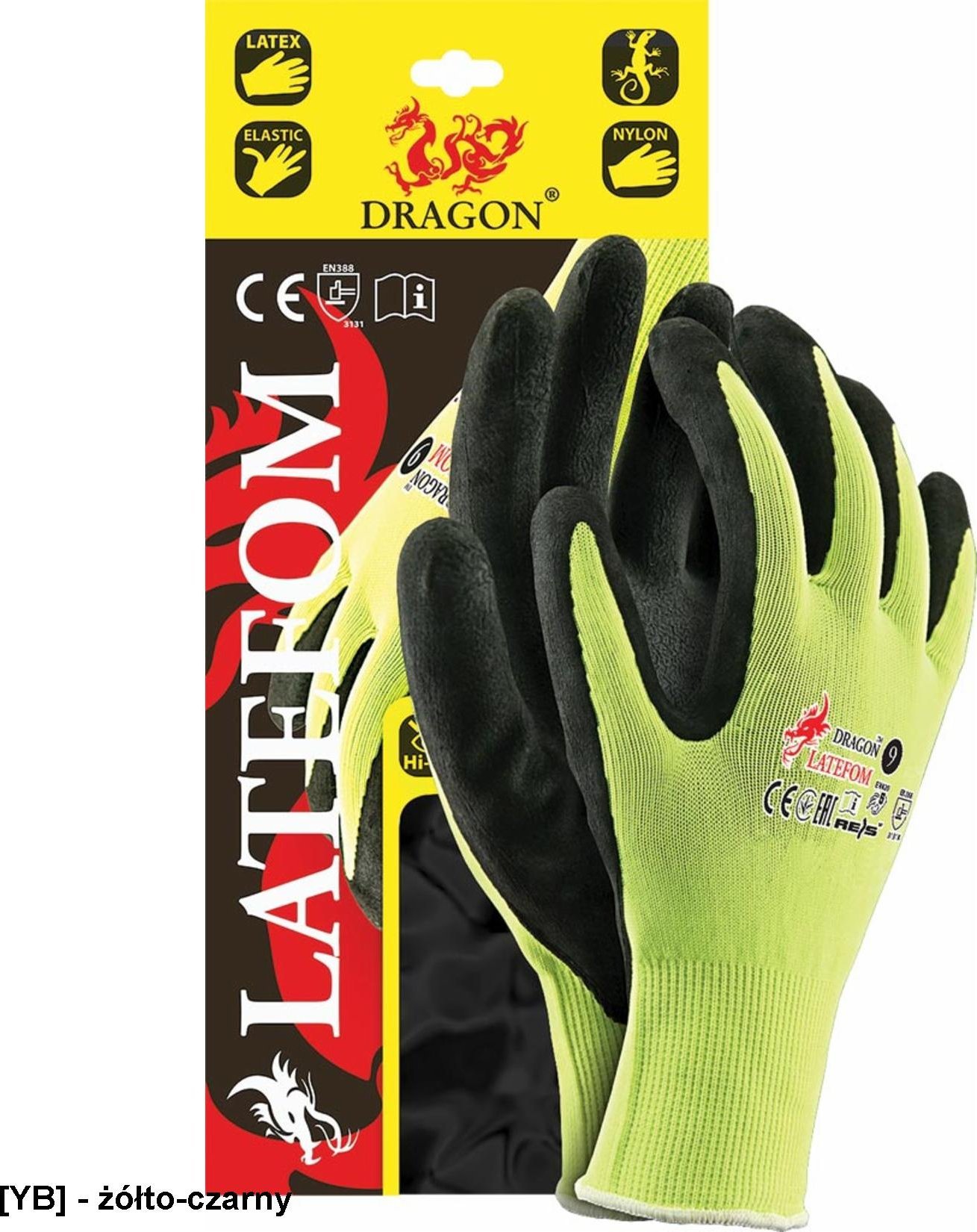 R.E.I.S. LATEFOM - RĘKAWICE OCHRONNE 10