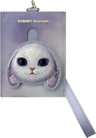 Nimmy portfel na karty fioletowy/purple Big Eyed Pet 2.0 Rabbit