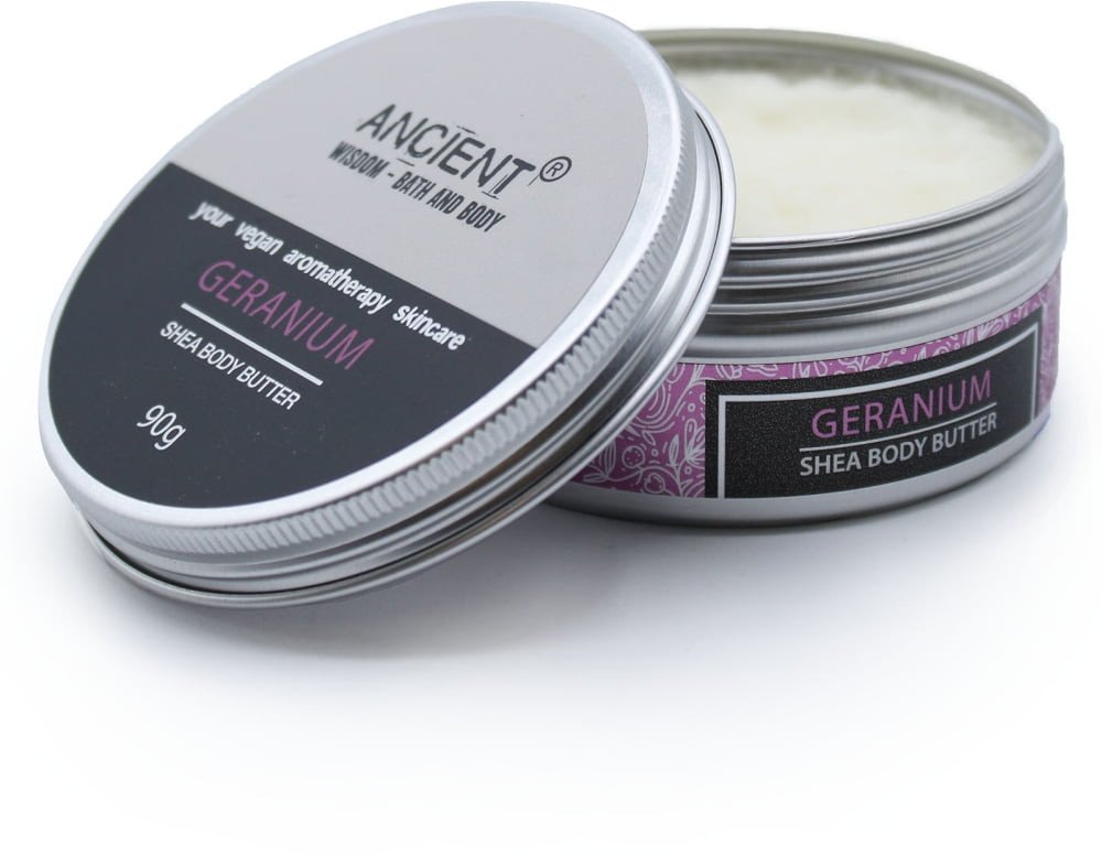 Aromaterapeutyczne masło Shea - Geranium